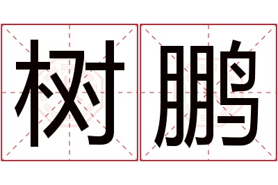 树鹏名字寓意