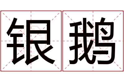 银鹅名字寓意