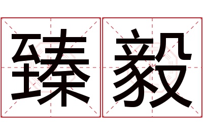 臻毅名字寓意