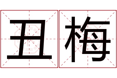 丑梅名字寓意