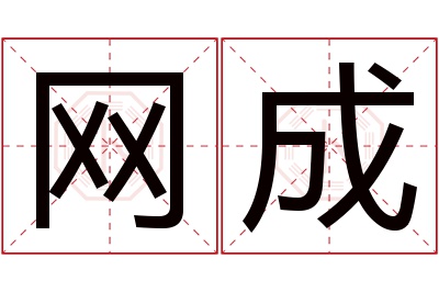 网成名字寓意