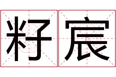 籽宸名字寓意