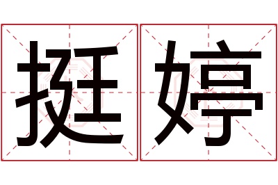 挺婷名字寓意