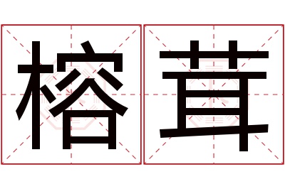 榕茸名字寓意