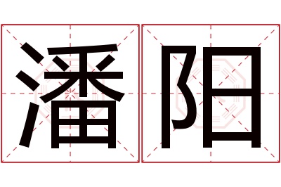 潘阳名字寓意