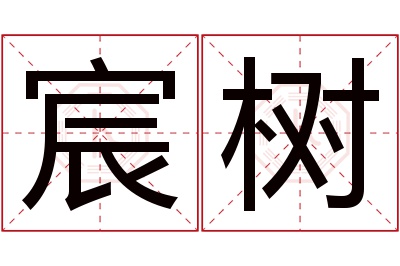 宸树名字寓意