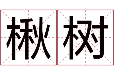 楸树名字寓意