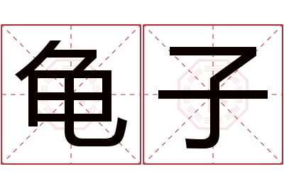 龟子名字寓意