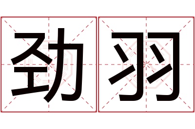 劲羽名字寓意