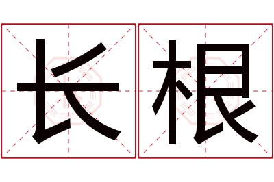 长根名字寓意