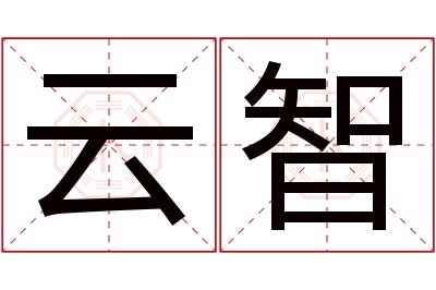 云智名字寓意