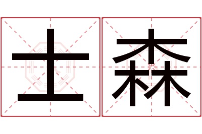 士森名字寓意