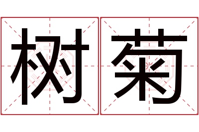 树菊名字寓意