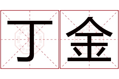 丁金名字寓意