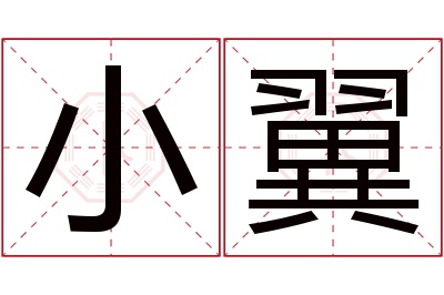 小翼名字寓意