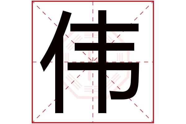 伟字五行属什么,伟字在名字里的含义,伟字起名的寓意