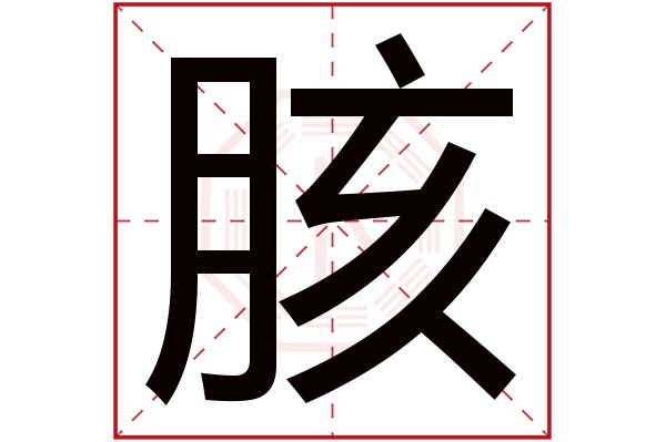 胲字五行属什么,胲字在名字里的含义,胲字起名的寓意